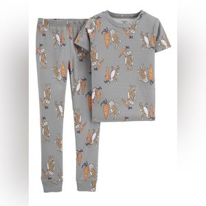 Last One!!! New Carters Easter Rabbit 2pc pjs